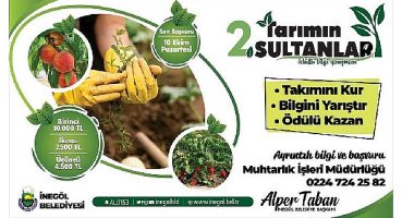 Tarımın Sultanları Yarışması İçin Başvurular Başladı