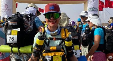 Marathon Des Sables'a katılan ilk Türk kadını Seda Nur Çelik, Depremden etkilenen çocuklar için Sahra Çölü'nde koştu