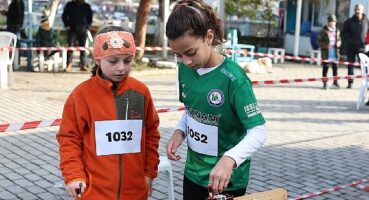 Gölyazı'da oryantiring yarışları renkli anlara sahne oldu