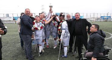 Bağcılar Ampute Futbol Takımı" şampiyon oldu